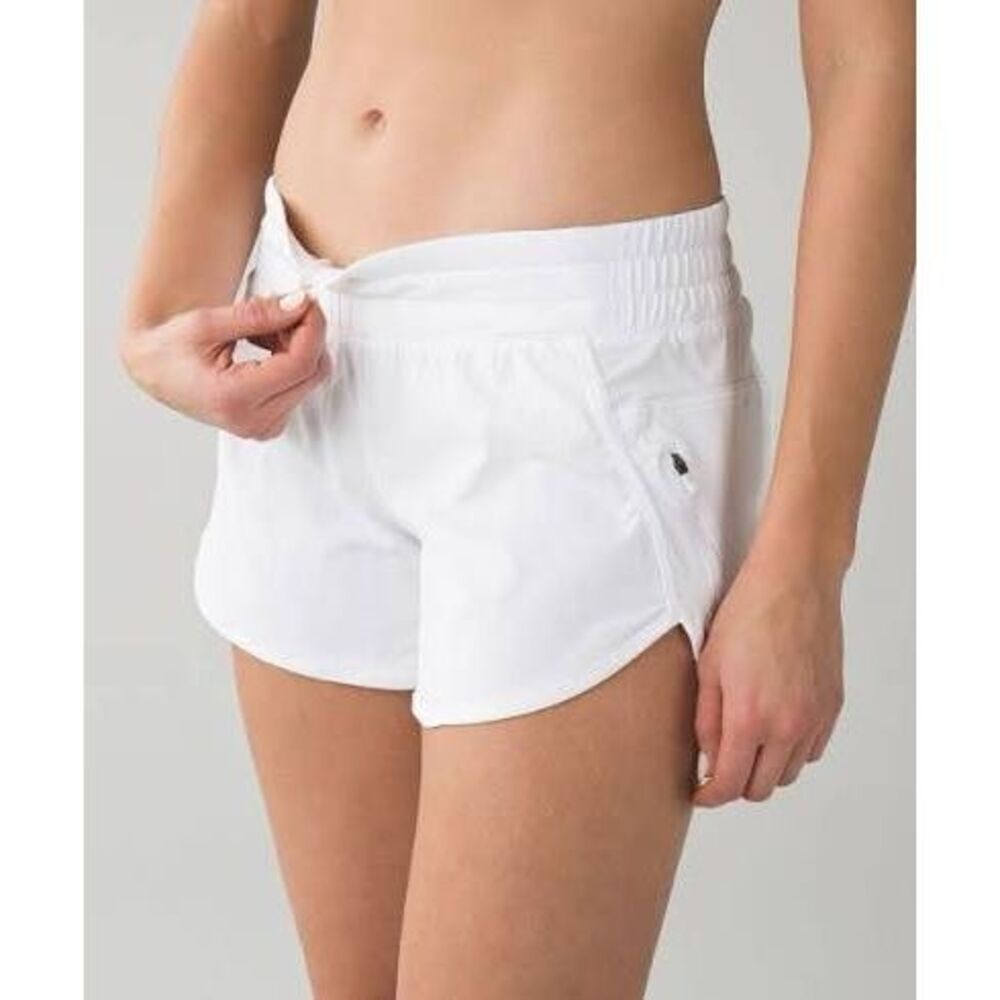 Lululemon Tracker Shorts Low Rise White Size 8